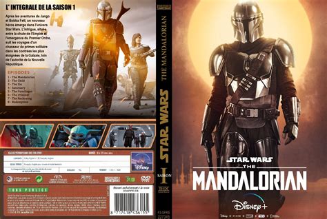 Jaquette DVD de The Mandalorian saison 1 custom Cinéma Passion