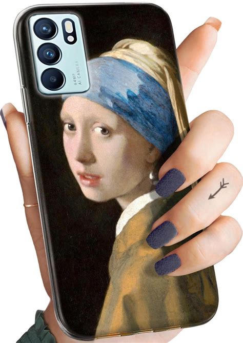 Hello Case Etui Do Oppo Reno 6 5G Johannes Vermeer Case Etui Na