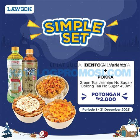 Lawson Promo Simple Set Paket Bento Ena Chike Minuman Dapat