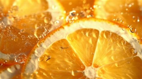 Premium Ai Image Orange Slices In A Glass Of Liquid