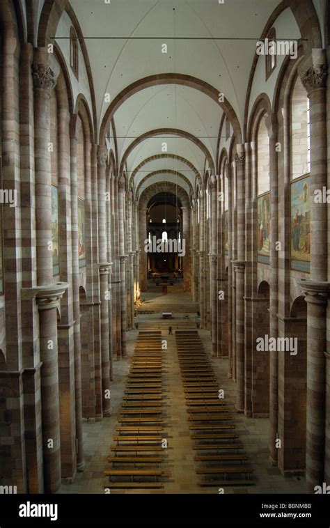 Speyer cathedral interior hi-res stock photography and images - Alamy