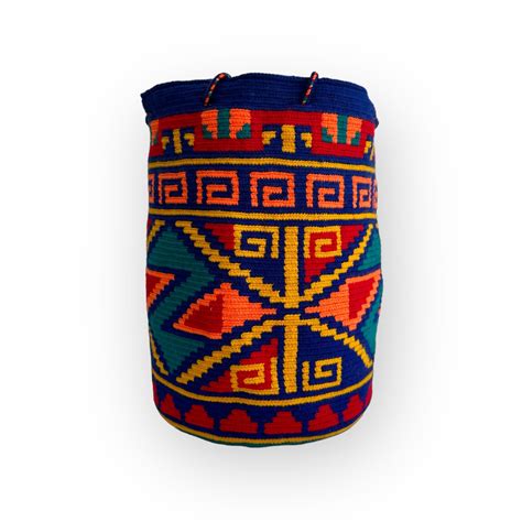 Mochila Wayuu Tradicional Grande Dise O Tnico Artesan As El Perendengue