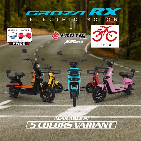 Jual SEPEDA LISTRIK EXOTIC GROZA RX 500 WATT ELECTRIC BIKE BY PACIFIC E