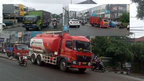 Truck Canter Canter Mboiss Hino Dutro Box Hino Pertamina Di Jalan