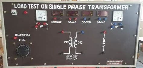 Air Cooled 50hz Load Test On Single Phase Transformer Input Voltage