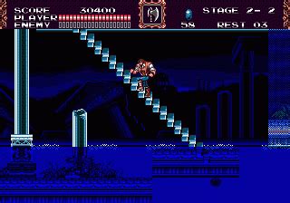 Castlevania Bloodlines Sega