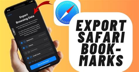 How To Export Safari Bookmarks From Iphone