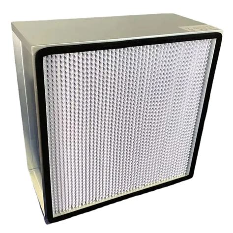 High Efficiency And Low Resistance Deep Pleat HEPA Filter For Clean