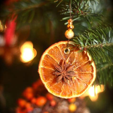 Orange Christmas Ornaments