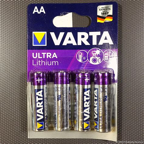 Varta Ultra Lithium Aa результаты тестирования
