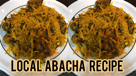 How To Make Abacha And Ugba {african Salad} Enugu Style Local