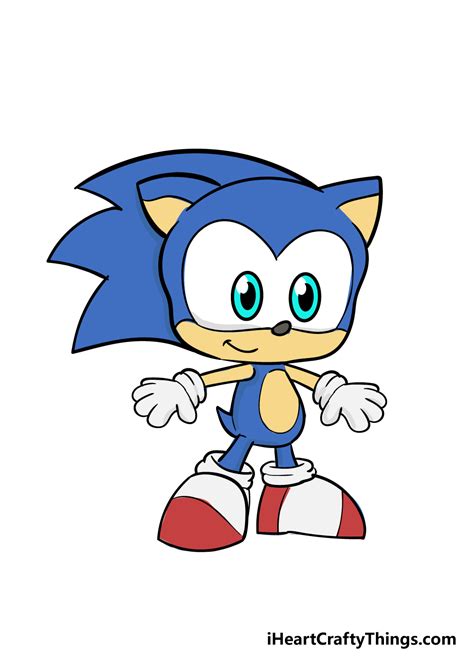 Sonic The Hedgehog Easy Drawing