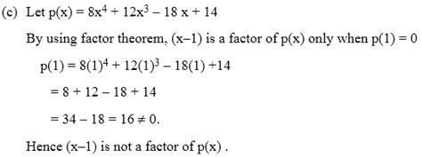 How Do You Use The Factor Theorem A Plus Topper