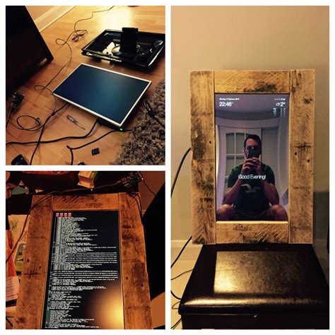 Raspberry Pi Magic Mirror Project Gallery Cut Plastic Sheeting