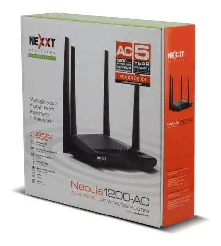 Router Extensor Wifi Nexxt Nebula Ac Dual Band Ghz Env O Gratis