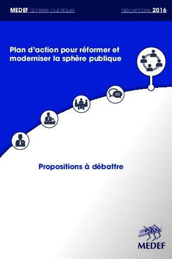 Plan Daction Pour R Former Et Moderniser La Sph Re Publique