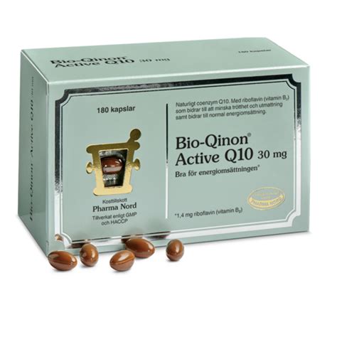 Pharma Nord Bio Qinon Active Q10 30 Mg 180 Kapslar Apovi