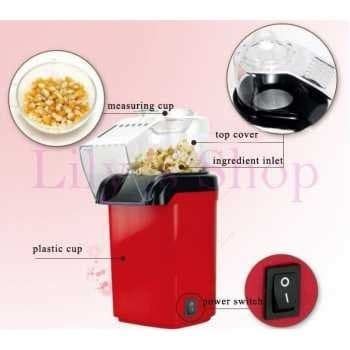 Jual Mesin Electric Popcorn Maker Hot Air Corn Machine Ldn Red Shopee Indonesia