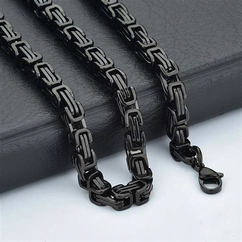 3pcs In Lost Mens Jewelry Wholesale Stainless Steel Black Heavy