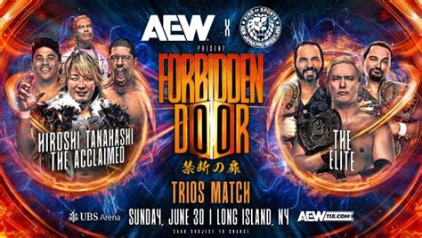 AEW X NJPW Forbidden Door 2024 New Matches Added To PPV Card MyKhel