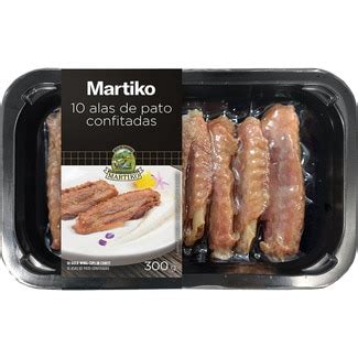 Confit De Pato Alas Sin Gluten Envase G Martiko Supermercado