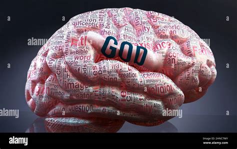 God In Human Brain Hundreds Of Crucial Terms Related To God Projected