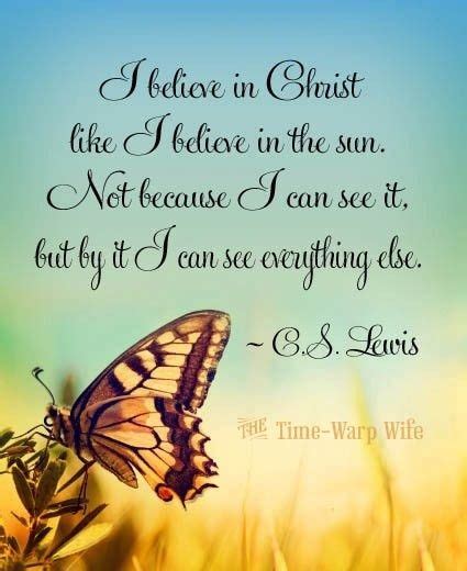 Cs Lewis On Faith Quotes Quotesgram
