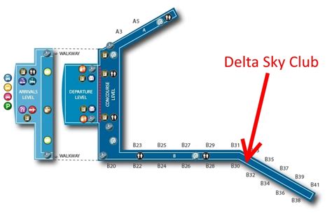 JFK Terminal Map Delta