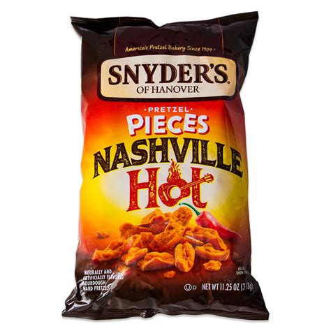 Snyder S Nashville Hot Pretzel Pieces Fiery Hot And Crunchy Pretzel