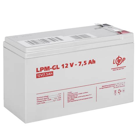 Акумулятор гелевий LogicPower LPM GL 12 7 5 AH купити в Києві