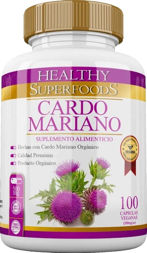 Cardo Mariano Concentrado Premium Capsulas Mg Amazon Mx