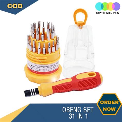 Jual Obeng Set Mini In Serbaguna Lengkap Obeng Telur Service