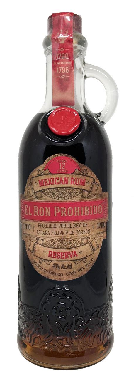 El Ron Prohibido Reserva Years Mexikanischer Rum Vol L