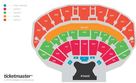 Elton John Seating Plan - First Direct Arena