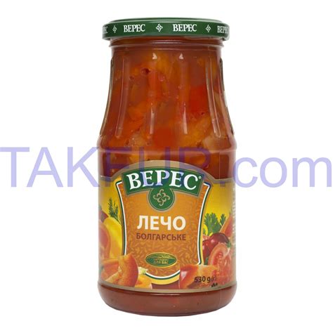 Лечо Верес болгарское консервированное 530г купить онлайн с доставкой в ...