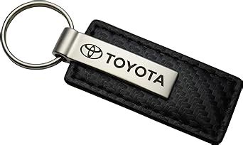 Amazon Au Tomotive Gold Toyota Black Carbon Fiber Leather Logo Key