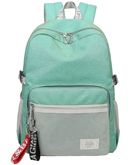 Casual Style Lightweight Canvas Backpack School Bag Travel Daypack