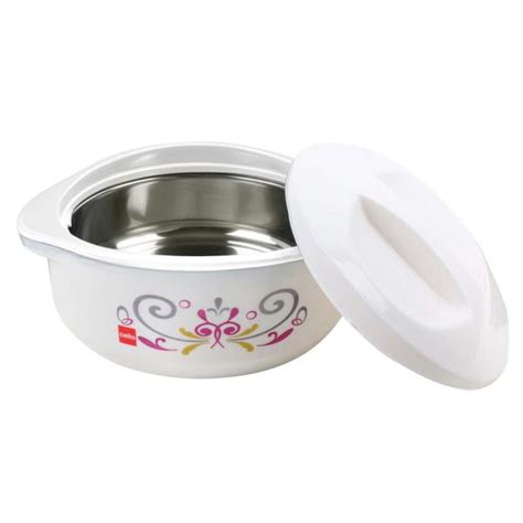 Cello Hot Treat White Plastic Insulated Casserole Ml JioMart