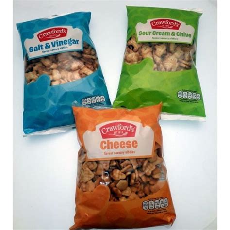 Crawford Cheese Savouries 250g X 10 Freemans Confectionery