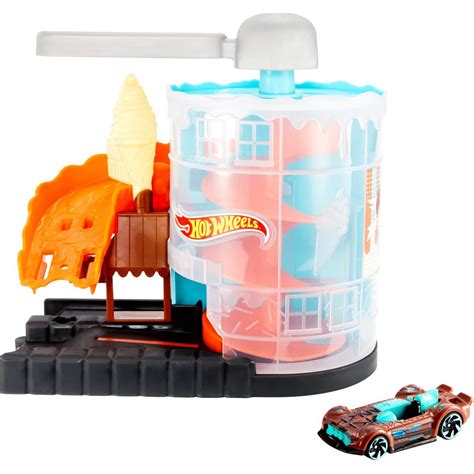Set De Joaca Hot Wheels City Ice Cream Meltdown Emag Ro