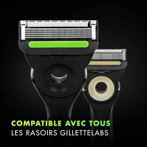 Gillette Labs Lot De 12 Lames De Rechange Pour Rasoir Humide Gillette