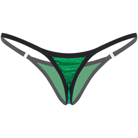 Women S Micro Mini Thong Underwear Stretchy Tanga Lingerie Panties Bikini Briefs EBay