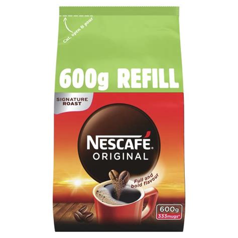 Nescafe Original Instant Coffee Refill Bag G Pack X