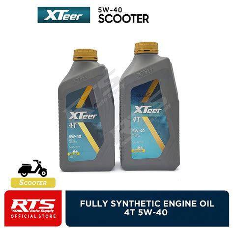 Xteer T Fully Synthetic Engine Oil Scooter Api Sn Jaso Mb W