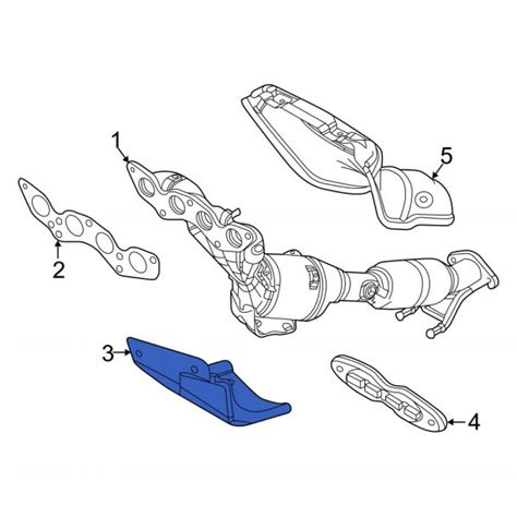 Ford OE CV6Z5K291B Upper Catalytic Converter Bracket