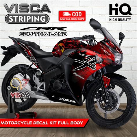 Stiker Striping Cbr R Cbu Thailand Full Body Variasi Hayabusa