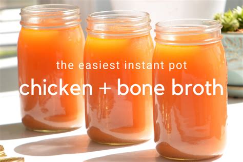 The Easiest Instant Pot Whole Chicken Bone Broth