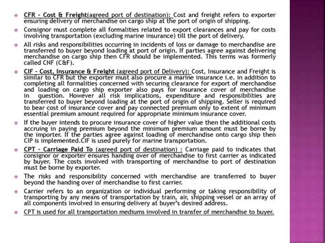 Module-vi Incoterms Incentives to exports Exim policy. - ppt download
