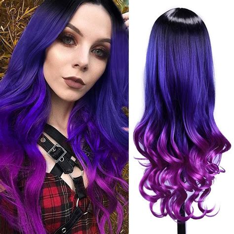 Purple Wig Purple Ombre Ombre Color Purple Lace Dark Purple Light Purple Hair Inc Hair