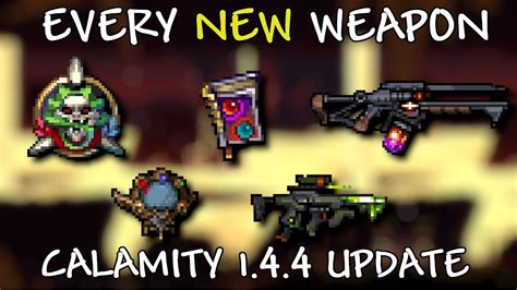 ALL Calamity Mod New Weapons Hellish Harbour Update V2 0 3 YouTube